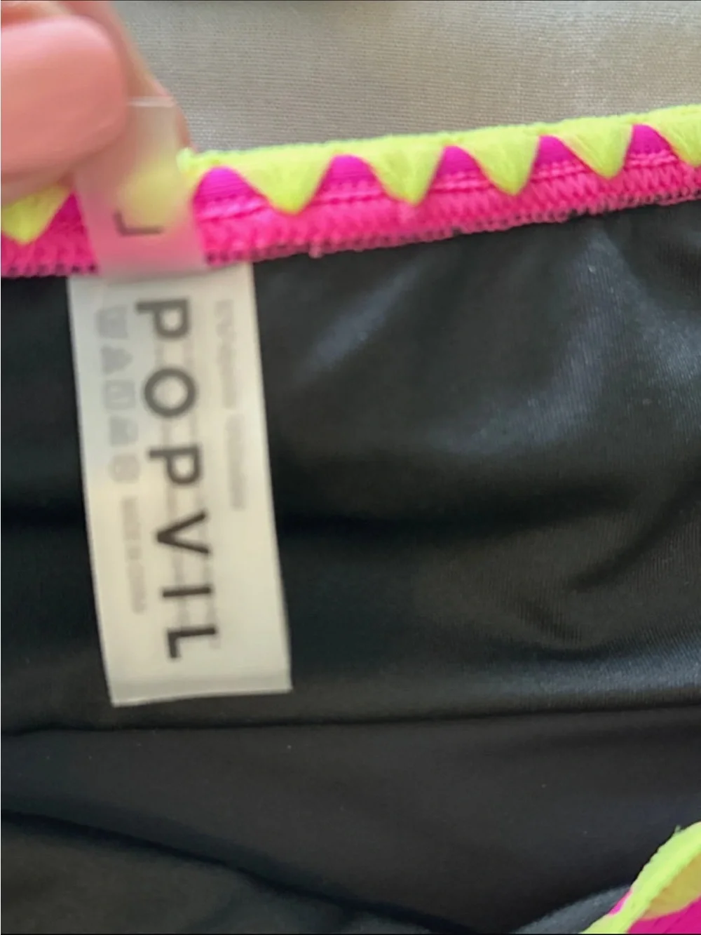 Popvil color block, swim bottoms and skirt